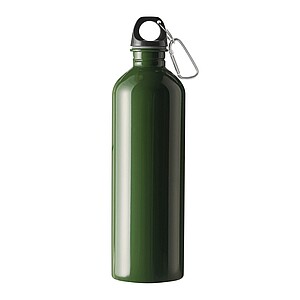 Fľaša na pitie z nehrdzavejúcej ocele 750 ml, tmavozelená