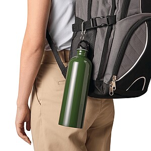 Fľaša na pitie z nehrdzavejúcej ocele 750 ml, tmavozelená