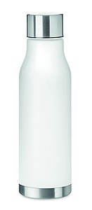 Fľaša na pitie z RPET, 600ml, biela