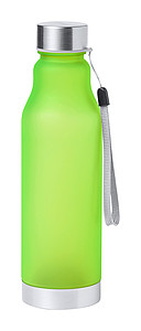 Fľaša na pitie z RPET, 600ml, priehľadná zelená
