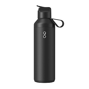 Fľaša na vodu Ocean Bottle Peak GO 710 ml z recyklovanej nerezovej ocele, čierna