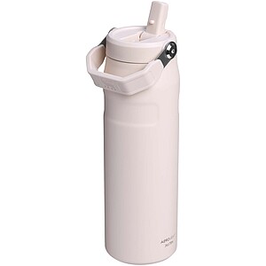 Fľaša na vodu s výklopnou slamkou 700 ml, svetloružová