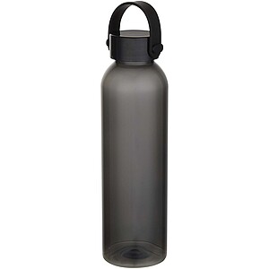 Fľaša na vodu z recyklovaného plastu 630ml, čierna