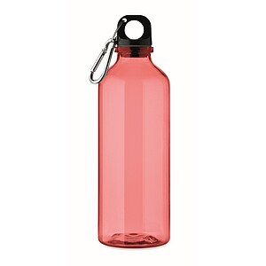 Fľaša z RPET 500 ml, červená