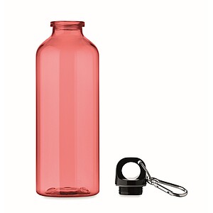 Fľaša z RPET 500 ml, červená