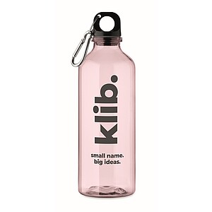 Fľaša z RPET 500 ml, ružová