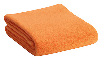 Fleecová deka, oranžová