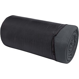 Fleecová deka velikosti 220 × 250 cm, šedá