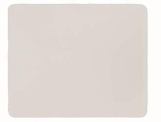 Fleecová deka z RPET, 120x150cm, biela