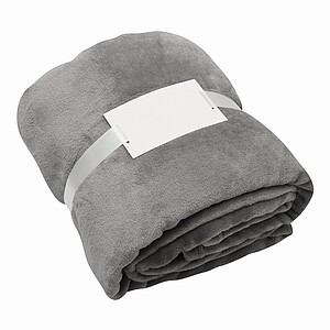 Fleecová prikrývka, sivá
