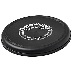 Frisbee z recyklovaného plastu, čierne