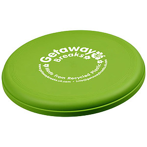 Frisbee z recyklovaného plastu, svetlo zelené