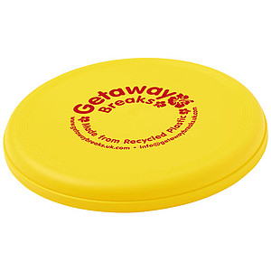 Frisbee z recyklovaného plastu, žlté