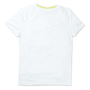 Funkční tričko STEDMAN ACTIVE 140 CREW NECK MEN bílá S - trička s potiskem