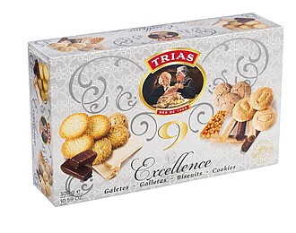 GALLETAS Dárkové balení mandlových sušenek - Mix Excellence 300 g