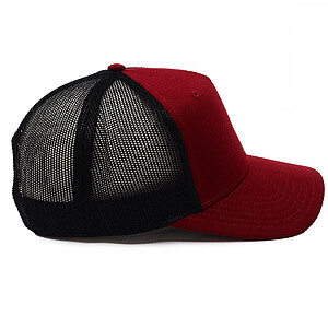 GEITA pětipanelová kšiltovka ve stylu snapback, červená