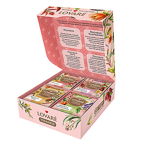 GIMIRO LOVARÉ Rooibos collection 48g (32 sáčků, kolekce čajů)