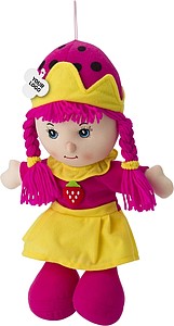 GIRL DOLL Textilní panenka, holčička, nadruženo