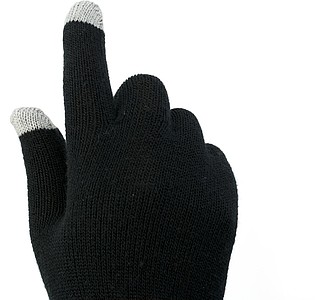 GLOVES Rukavice s úpravou pro kapacitní displeje, černá