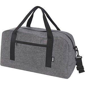 GRS recyklovaná športová taška, 35 l, sivý melír