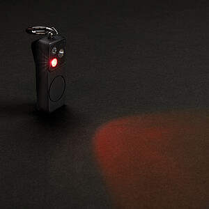 GuardBuddy RCS osobný alarm s nabíjaním cez USB-C, čierna