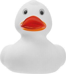 Gumová kačenka vyrobena z PVC, bílá