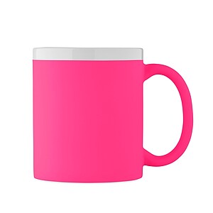 GURIO Keramický hrnek 300 ml, neonově růžová