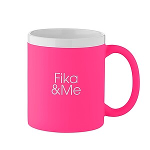 GURIO Keramický hrnek 300 ml, neonově růžová