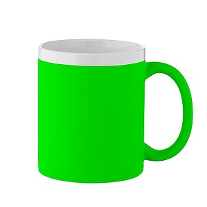 GURIO Keramický hrnek 300 ml, neonově zelená