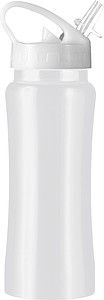 HIMASA Nerezová fľaša na pitie, 600 ml, biela