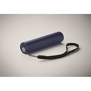 Hliníková dobíjecí svítilna, námořní modrá