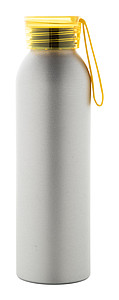 Hliníková láhev na pití, 650ml, s žlutým víčkem