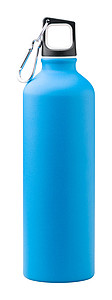 Hliníková láhev na pití, 750ml, matný povrch, modrá