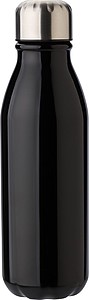 Hliníková láhev na vodu, objem 500ml, černá