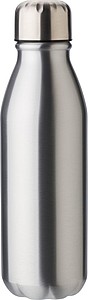 Hliníková láhev na vodu, objem 500ml, stříbrná