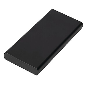 Hliníková powerbanka 10 000 mAh, čierna