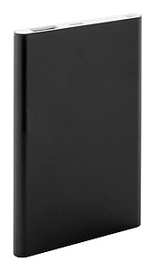 Hliníková powerbanka 4000mAh, černá