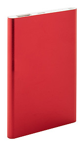 Hliníková powerbanka 4000mAh, červená
