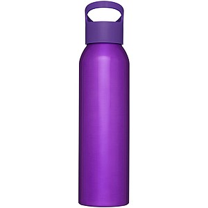 Hliníková sportovní láhev na pití, 650ml, fialová