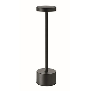 Hliníková stolová lampa, čierna