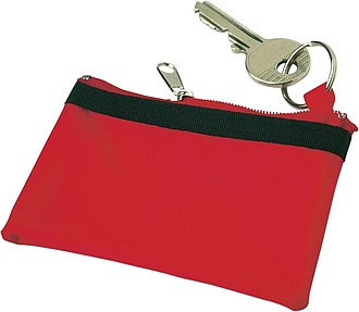 HOLMES Puzdro na kľúče, červená, nylon