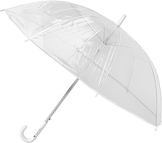 Holový transparentní deštník, rozměry 86 x 73 cm - reklamní deštníky