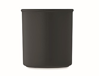 Hrnček s objemom 300 ml, recyklovaný plast, čierny
