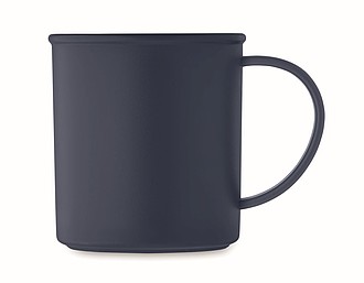Hrnček s objemom 300 ml, recyklovaný plast, tmavomodrý