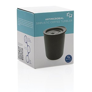 Hrnek na kávu s antibakterální úpravou, objem 250 ml, černá