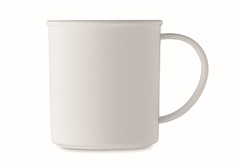 Hrnek o objemu 300ml, recyklovaný plast, bílý