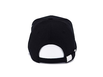 IRSINA Nepromokavá sportovní čepice se šesti panely a vyztuženým čelem, černá