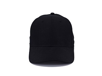 IRSINA Nepromokavá sportovní čepice se šesti panely a vyztuženým čelem, černá
