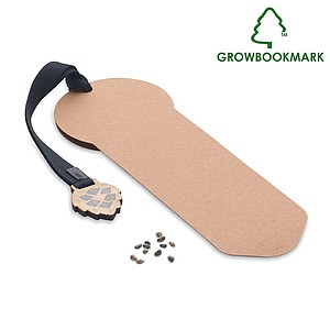 ISOKA Papierová záložka do knihy so semienkom borovice