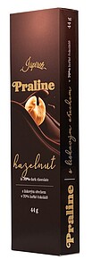 ISPIR Ispiriti praline s lískovým ořechem v 70% hořké čokoládě 44 g